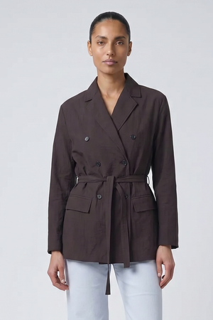 Thumbnail Ottod'ame - Jacket - 470740 - Chocolate 