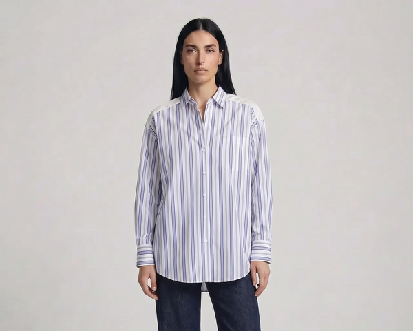 Weekend MaxMara - Camicia - 470622 - Blu/Bianco