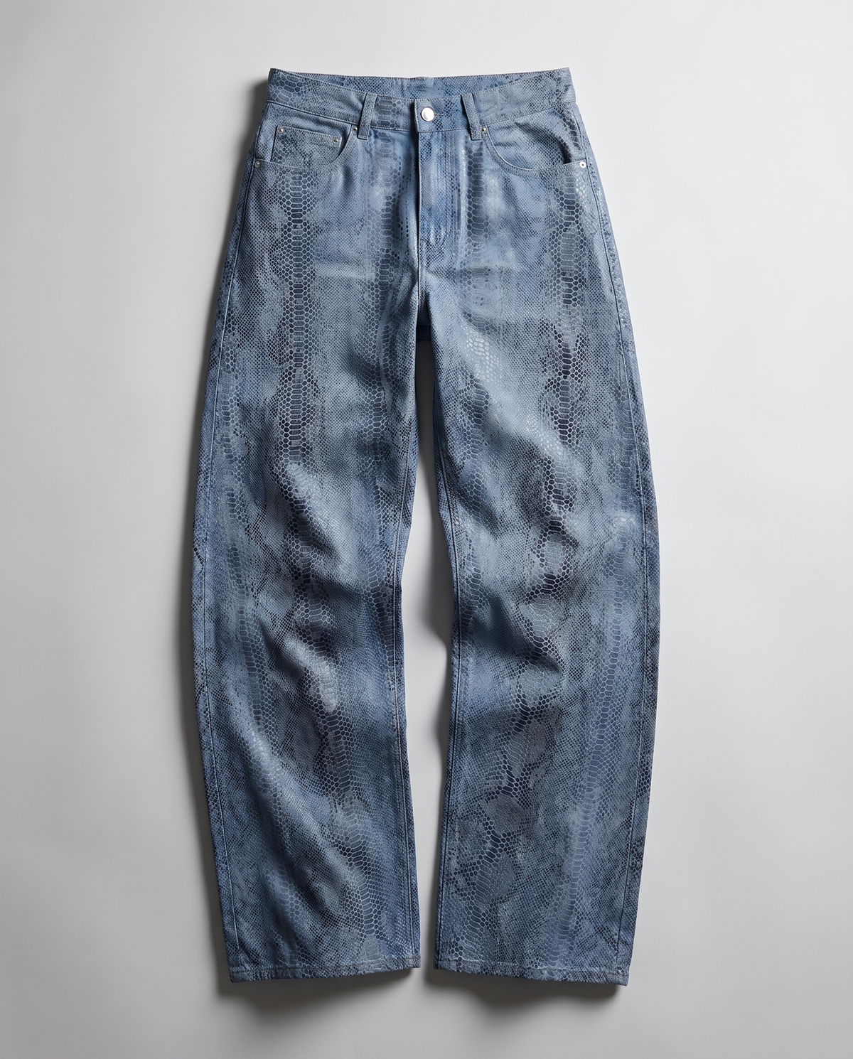 8pm - Pants - 470484 - Blue Pattern 