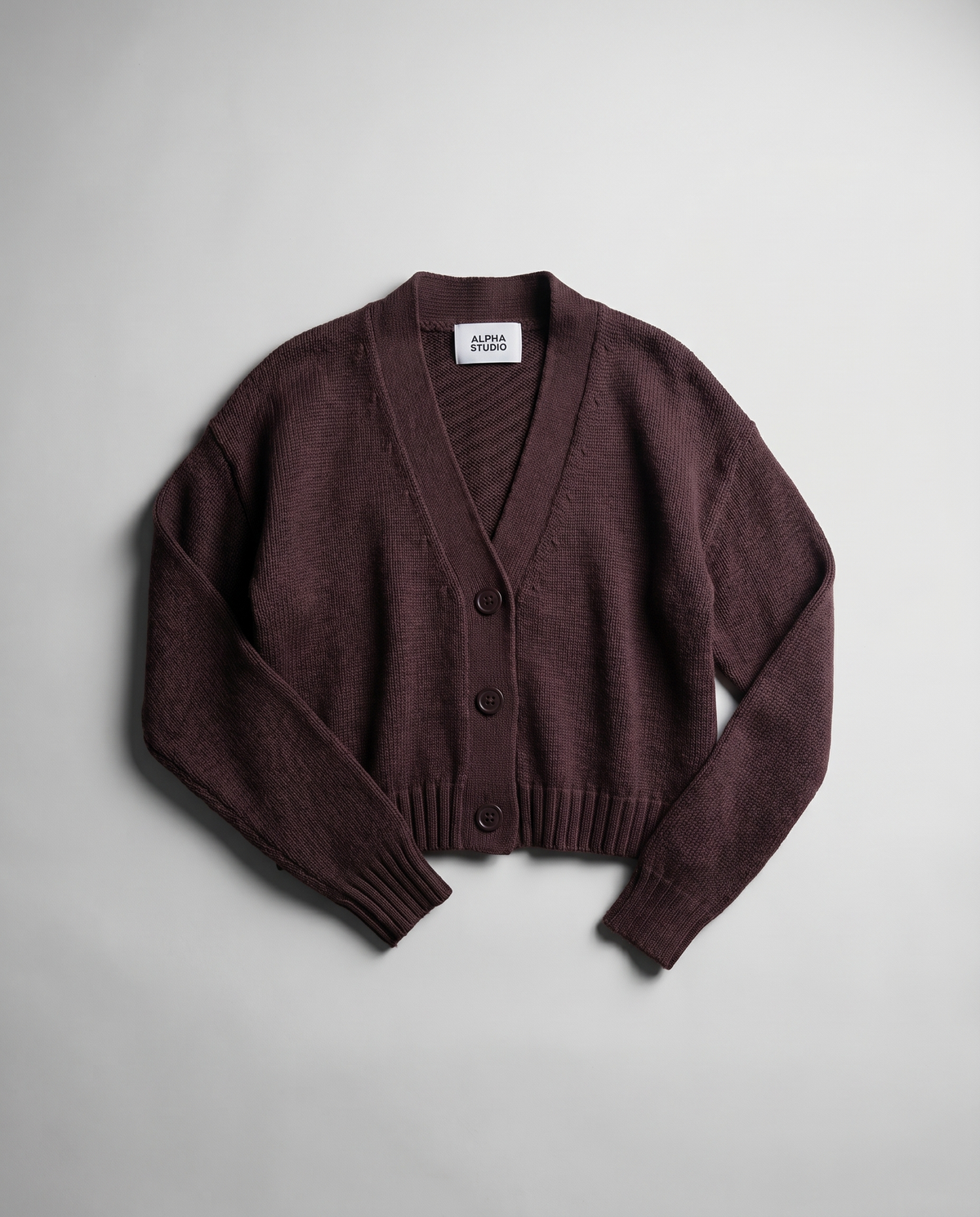 ALPHA STUDIO - Cardigan - 471112 - Cioccolato