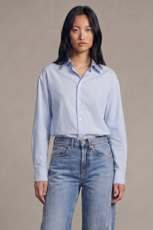 Thumbnail Dondup - Camicia - 470226 - Azzurro/Bianco