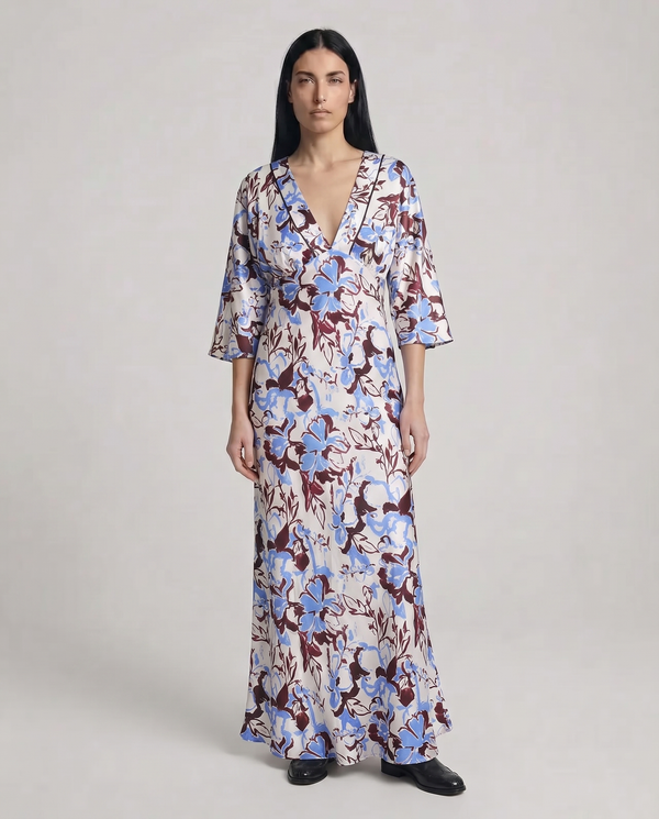 Mame Road - Dress - 470286 - Pattern Cream 
