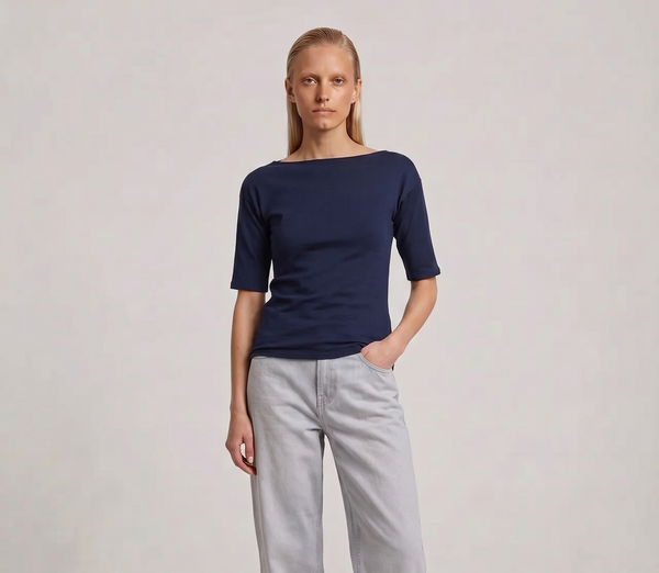 La Femme Blanche - T-shirt - 471521 - Blu