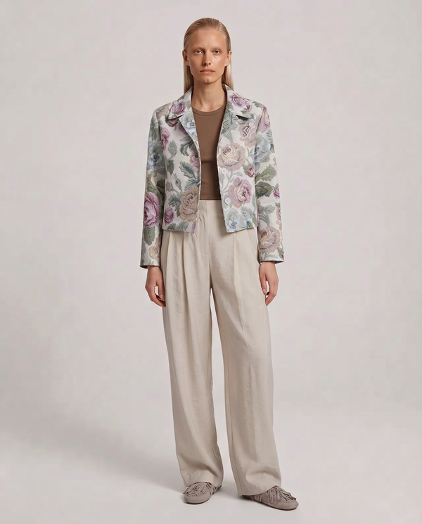 La Femme Blanche - Giacca - 471477 - Panna/Verde