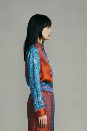 Thumbnail Pierre-Louis Mascia - Camicia - 470089 - Blu/Ruggine