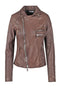 3jolie - Leather Jacket - 431325 - Brown